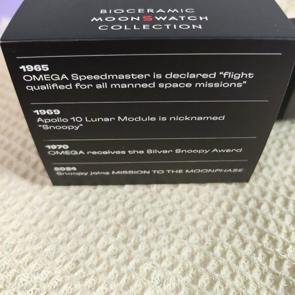 Mission watch with black NEW moon pattern - Picture 9 of 9